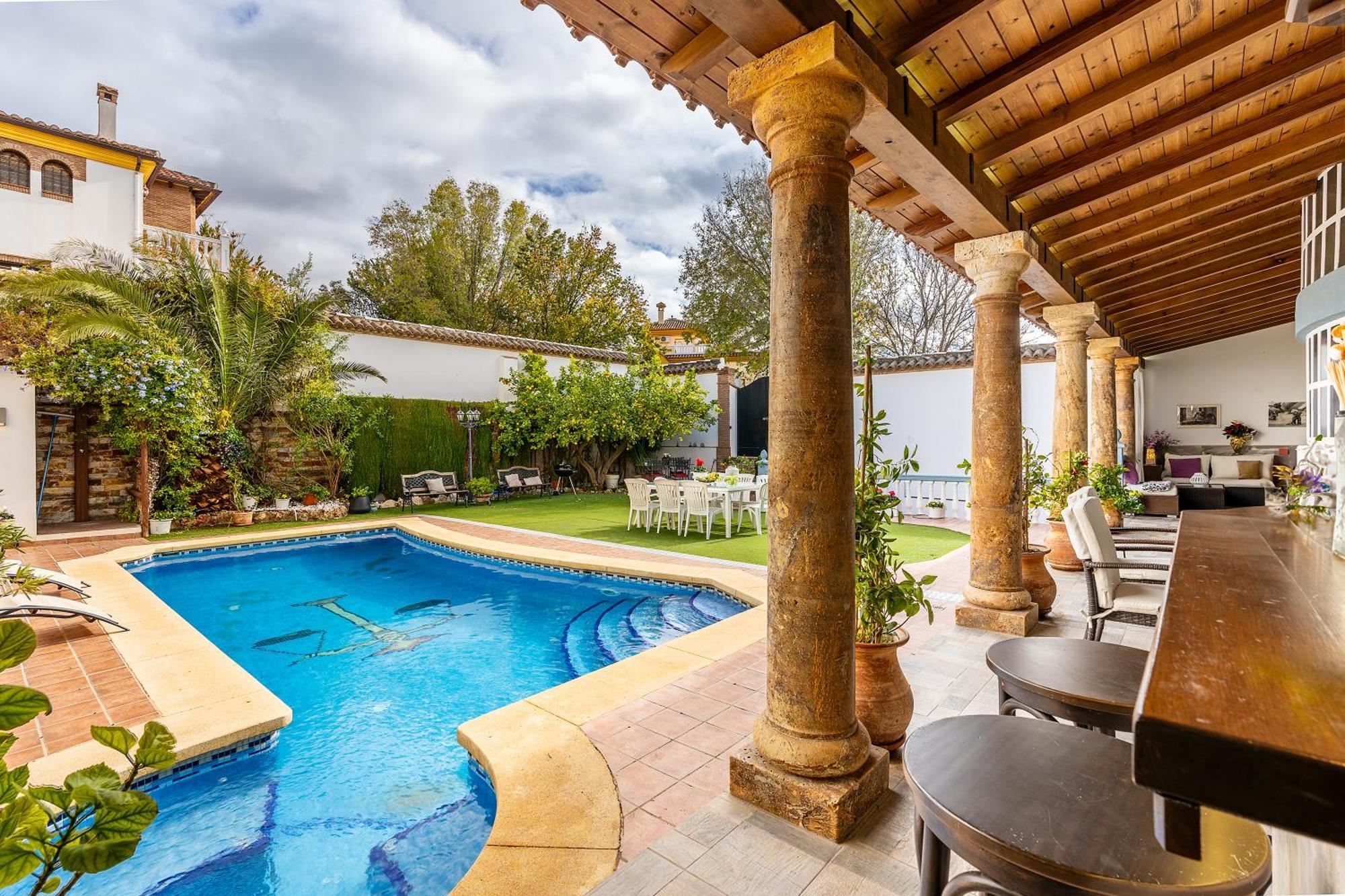 Villa Casa De Amigos La Latina Con Piscina, Chimenea Y Barbacoa Illora Esterno foto